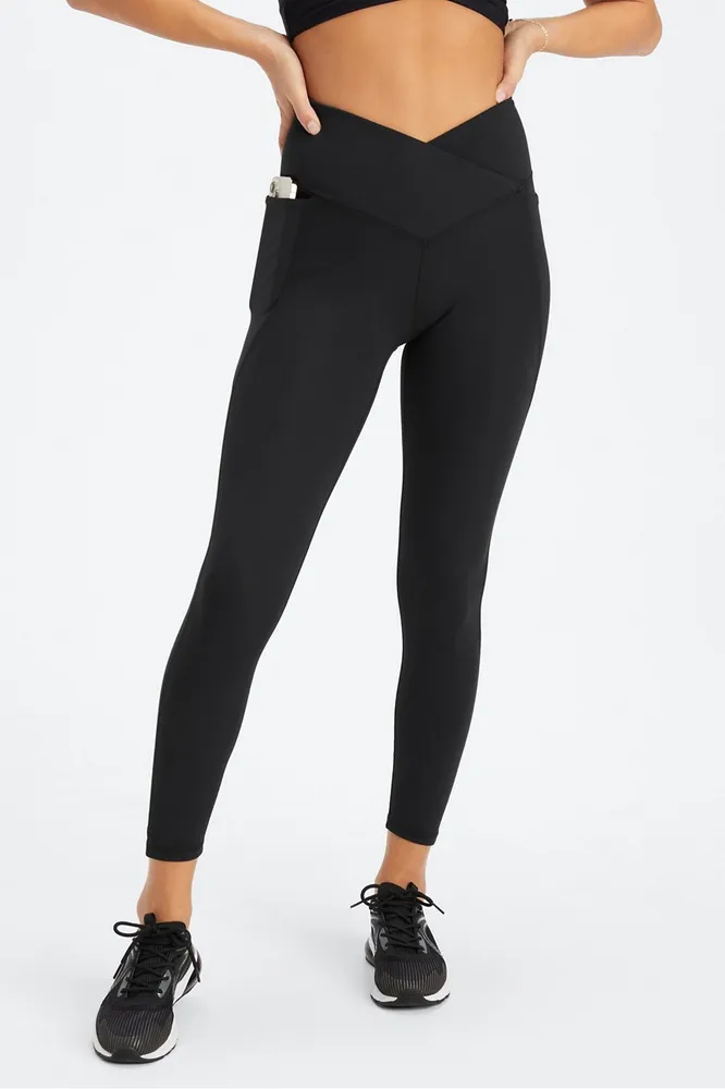 Fabletics High-Waisted PureLuxe Crossover 7/8 Legging Womens Size