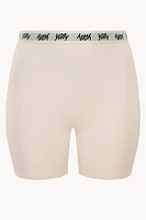 Major Label Shaping High Waist Logo Short