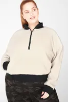 Fabletics Dream Polar Fleece Pullover Womens  plus Size