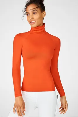 Fabletics Naomi Seamless Long-Sleeve Turtleneck Womens  Size Xxs/Xs