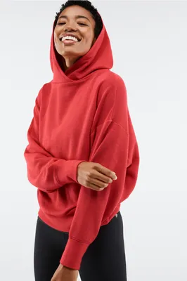 Fabletics Go-To Hoodie Womens red Size M