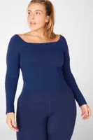 Fabletics Emilia SculptKnit Long-Sleeve Top II Womens plus Size