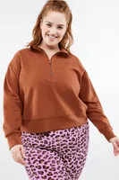 Fabletics Kat Half Zip Pullover Womens plus Size