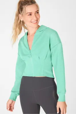 Fabletics Dakota Hoodie Womens green Size