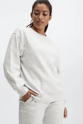 Fabletics Go-To Crewneck Sweatshirt Womens Size