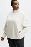 Fabletics Go-To Mock Neck Sweatshirt Womens  plus Size