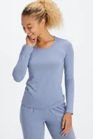 Fabletics RestoreKnit Long Sleeve Tee Womens Size