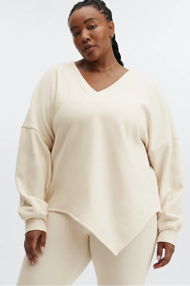 Fabletics Wander Cropped Puffer Womens white plus Size 2X