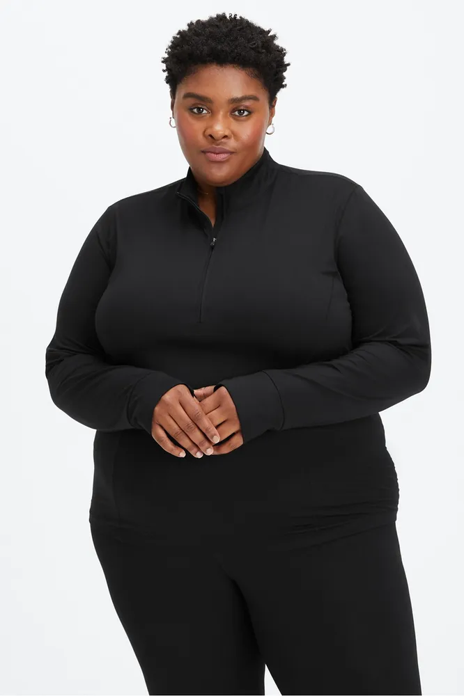 Fabletics Phoenix Half Zip Mid-Layer Womens  plus Size