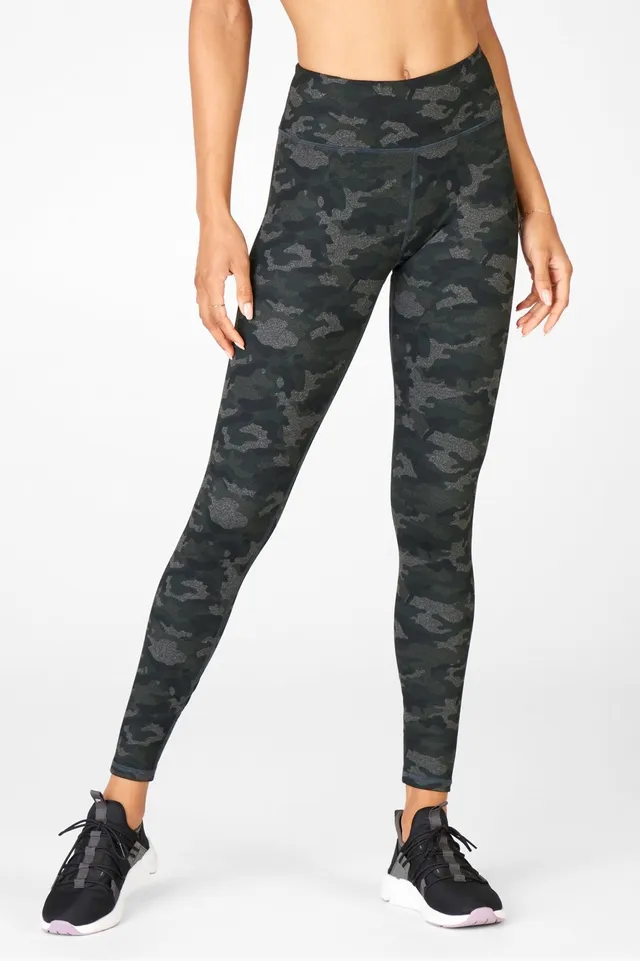 Fabletics Define Mid-Rise Legging Womens Charcoal Camo plus Size 4X