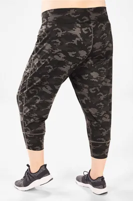 Fabletics Maj Pocket Pant Womens Charcoal Camo plus Size 4X