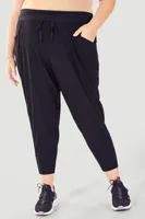 Fabletics Sleek Knit Drawstring Pant Womens  plus Size