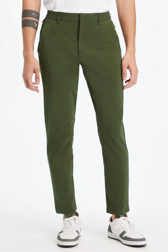 Fabletics Men The Only Pant male Olive Green Size