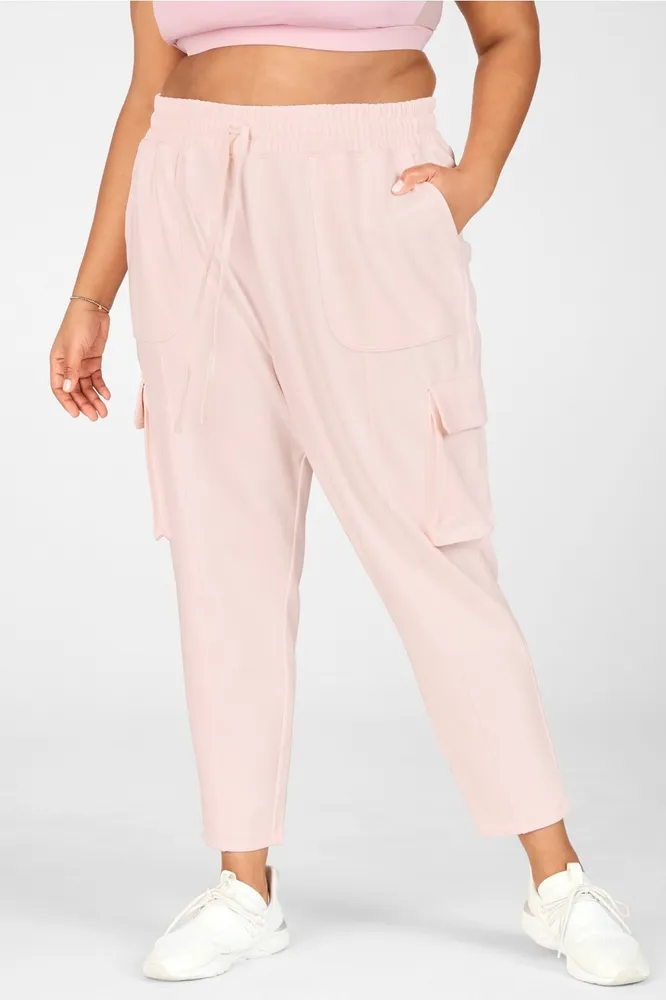 Fabletics Nyla Cargo Pant Womens pink plus Size 3X