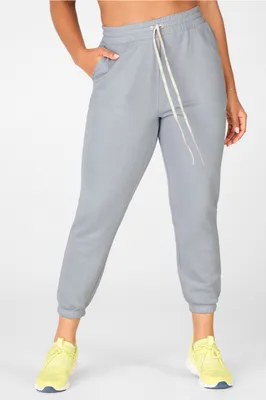 Fabletics Sterling Sweatpant Womens Dolphin Gray/Soft Tie Dye Size