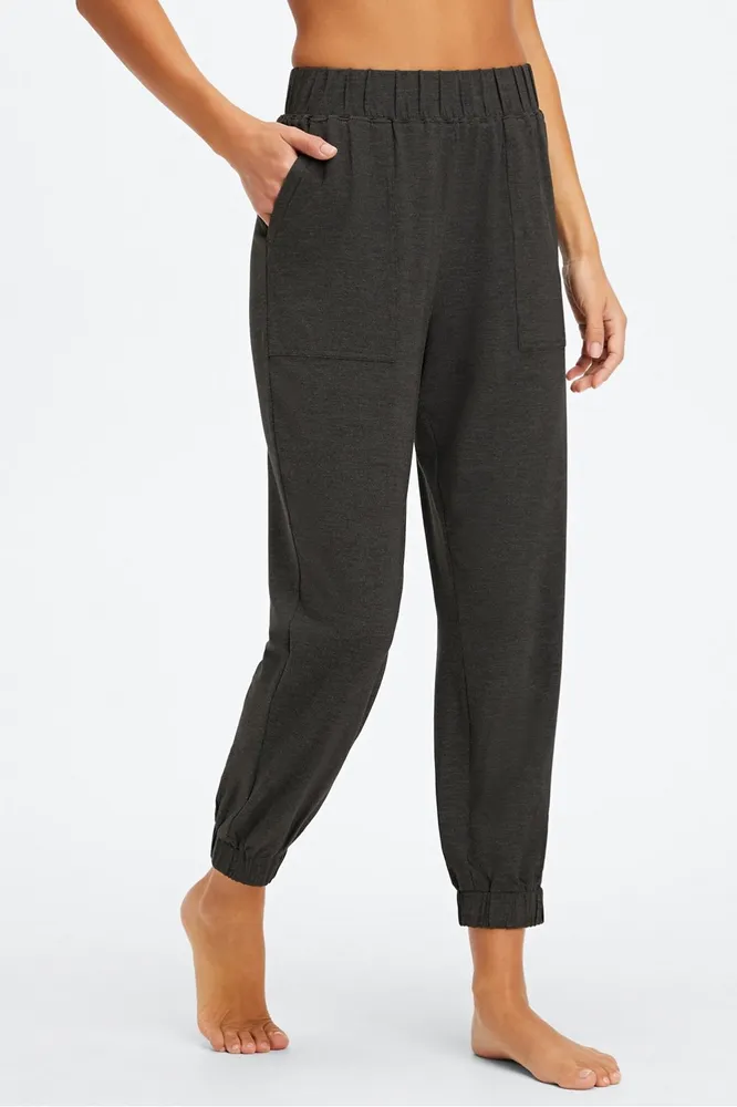 Fabletics RestoreKnit Tapered Lounge Pant Womens Size