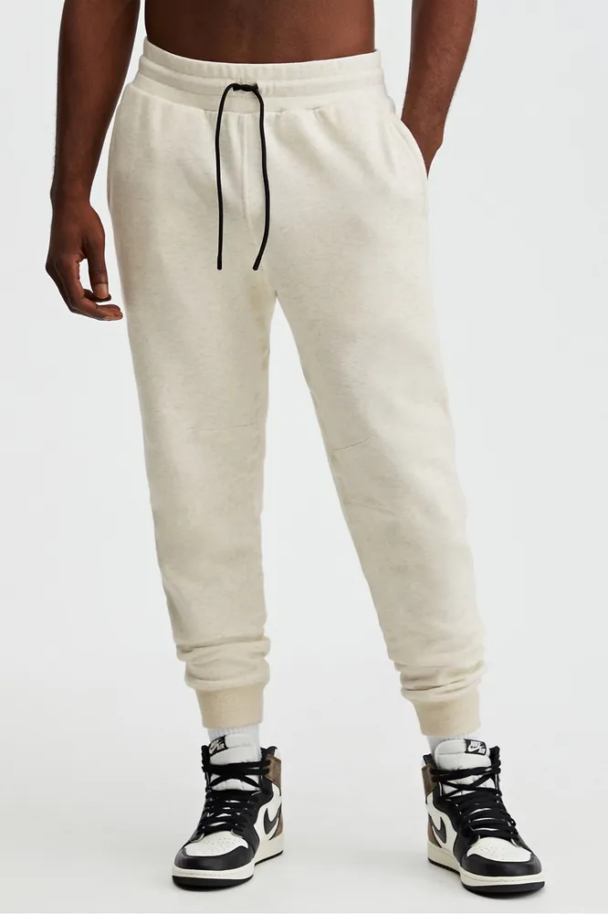 Fabletics Men The Go-To Jogger male Bone Heather Size