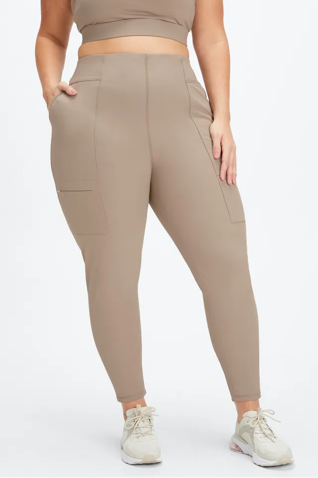 Fabletics On-The-Go High-Waisted Legging Womens Smokey plus Size 4X