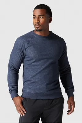 Fabletics Men The Postgame Crew male Navy Heather Size