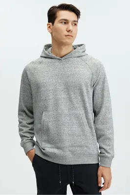 Fabletics Men The Postgame Hoodie male Grey Heather Size