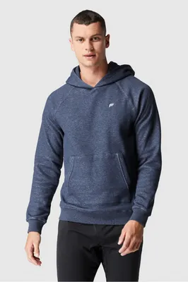 Fabletics Men The Postgame Hoodie male Navy Heather Size XS