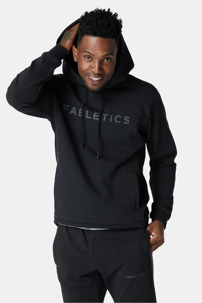 Fabletics Men The Courtside Jogger male Graphic Black/Grey Size