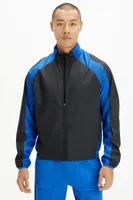 Fabletics Men The Interval Jacket male Race Blue Block Size