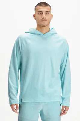 Fabletics Men The Island Terry Hoodie male Nordic Blue Size