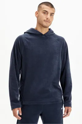 Fabletics Men The Island Terry Hoodie male Classic Navy Size