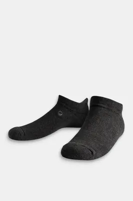 Fabletics Men The Ankle Sock male Black Heather Size M/L