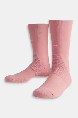 Fabletics Men The Performance Crew Sock male Shadow Pink Size /L