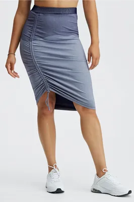 Fabletics Melody Panelled Ruched Skirt Womens  Size