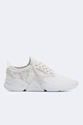 Fabletics Redondo Performance Sneaker Womens White/Silver Size