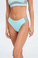 Fabletics Sporty Swim Brief Womens Blue Sky/Raincloud Size