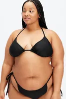 Fabletics Triangle String Bikini Top Womens plus Size