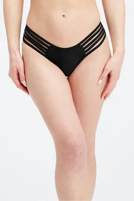 Fabletics High-Waisted Strappy Bikini Bottom Womens Size