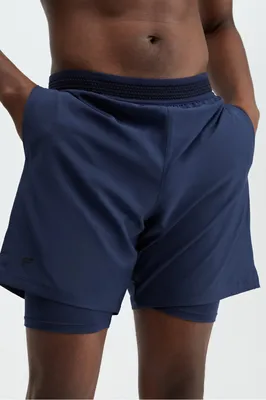 Fabletics Men The Fundamental Short (Lined) male Navy Size