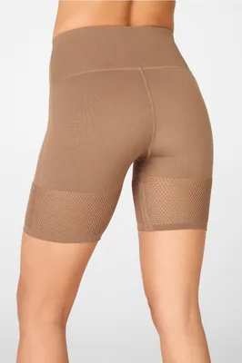 Fabletics High-Waisted SculptKnit Biker Short Womens  Size