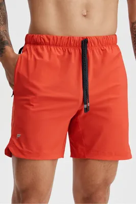 Fabletics Men The One Short male Orange Rust Size