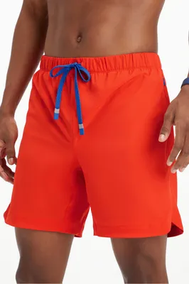 Fabletics Men The One Short male Blazing Red Size