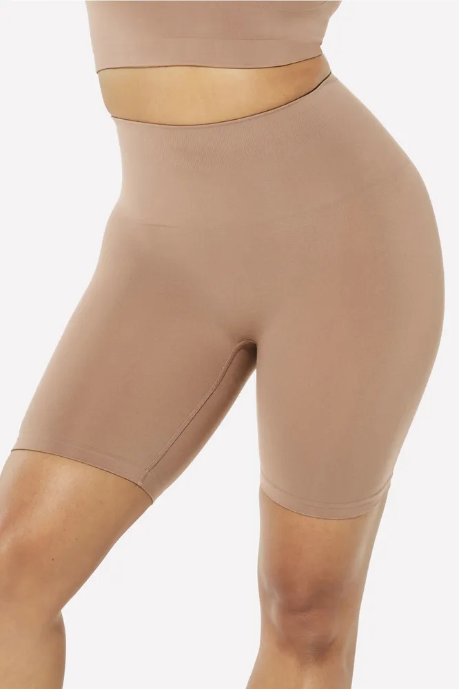 Fabletics Nearly Naked Shaping High Waist Short Womens taupe Size