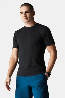 Fabletics Men The Front Row Tee male black Size