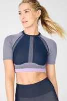 Fabletics Jessie Seamless Crop Top Womens Size Xxs/Xs