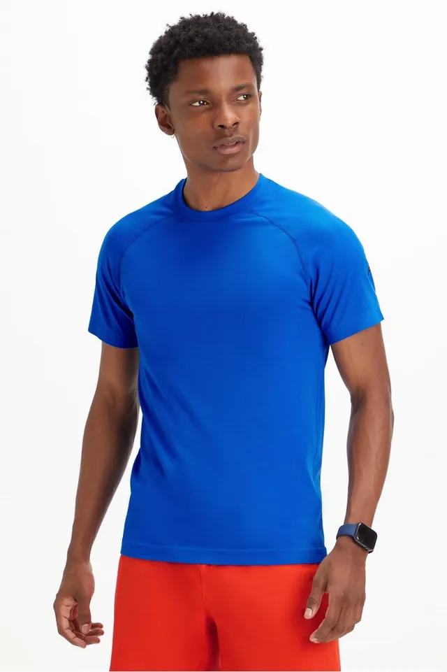 Fabletics Men The 24-7 Tee male Weusour Black Size