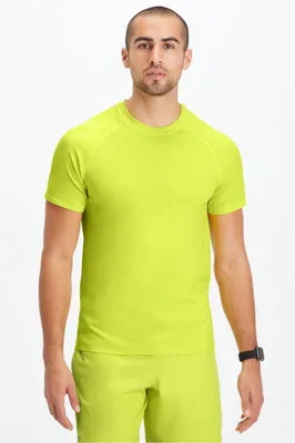 Fabletics Men The Training Day Tee male Zest Size