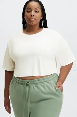 100% Cotton Boxy Tee - Fabletics