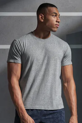 Fabletics Men The 24-7 Tee male Mid Grey Htr Size