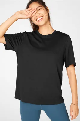 Fabletics Blake Short-Sleeve Long Tee Womens Size