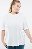 Fabletics Blake Short-Sleeve Long Tee Womens plus Size