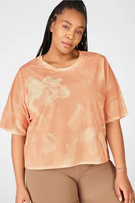 Fabletics Nayeli Mesh Tee Womens plus Size